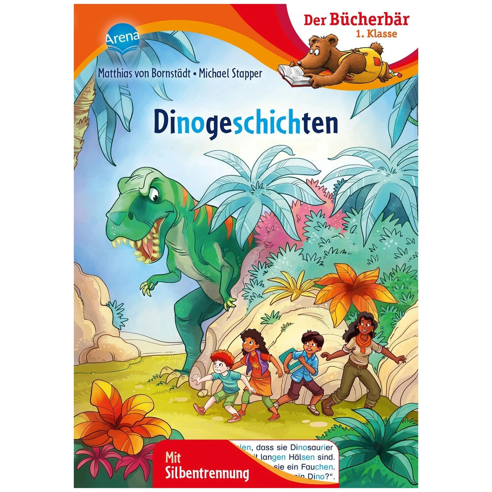 ARENA - Reading Learning with the Book Bear and Exciting Dino Adventures - Books - German Edition