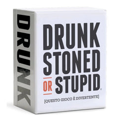 Asmodee - Drunk, Stoned or Stupid - Juegos de Mesa - +17 - Diversión en Fiesta - STR8416 - Edición Italiana