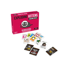 Asmodee - Exploding Kittens VM18 - Juegos de Mesa - +18 - Diversión para Adultos - STR8661 - Edición Italiana
