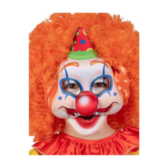 Carnival Toys - Colorful Clown Fabric Mask For Fun Dress Up And Imaginative Play - Pretend Professions And Role Playing