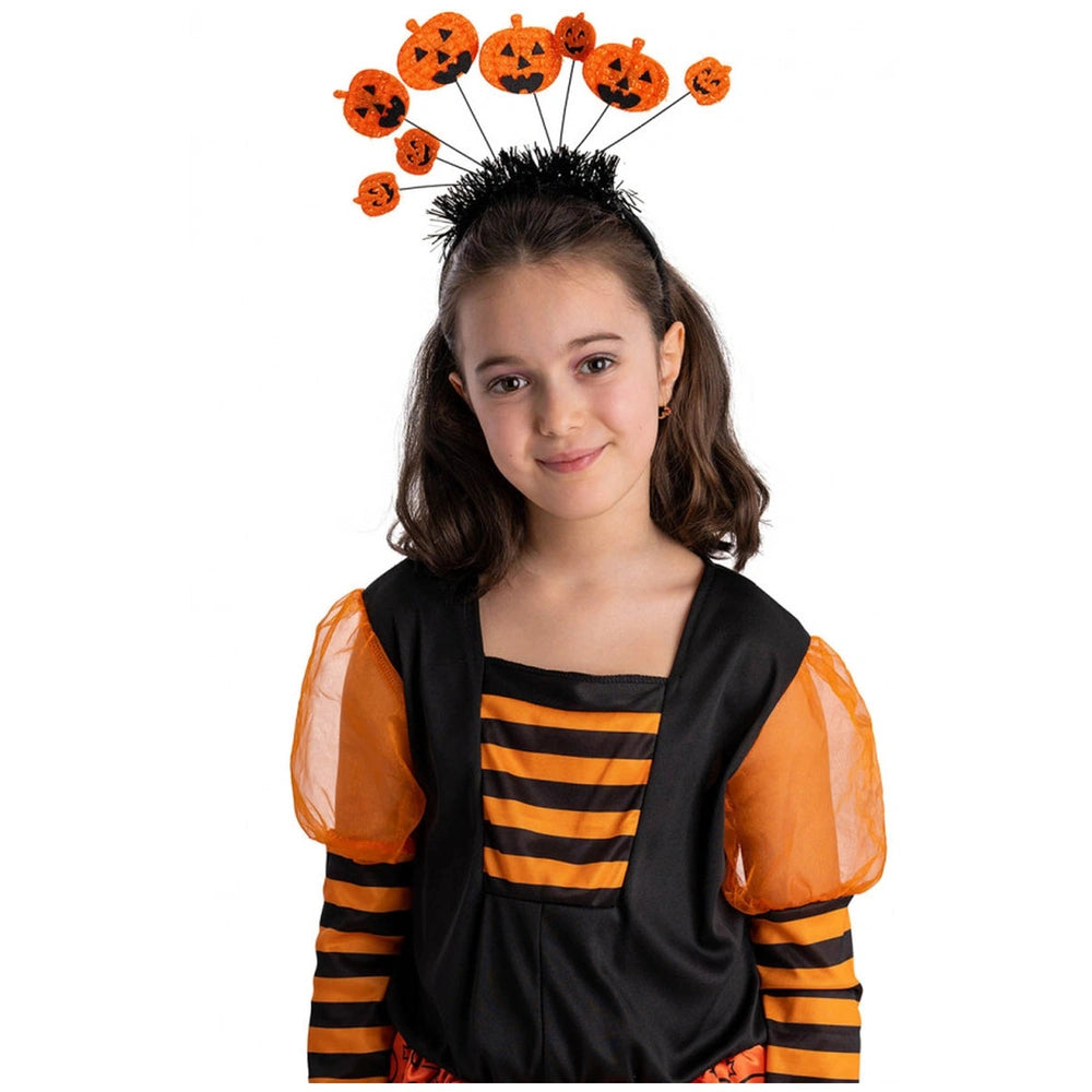 Carnival Toys - Headband With Pumpkins And Marabout For Girls - Pretend Professions And Role Playing