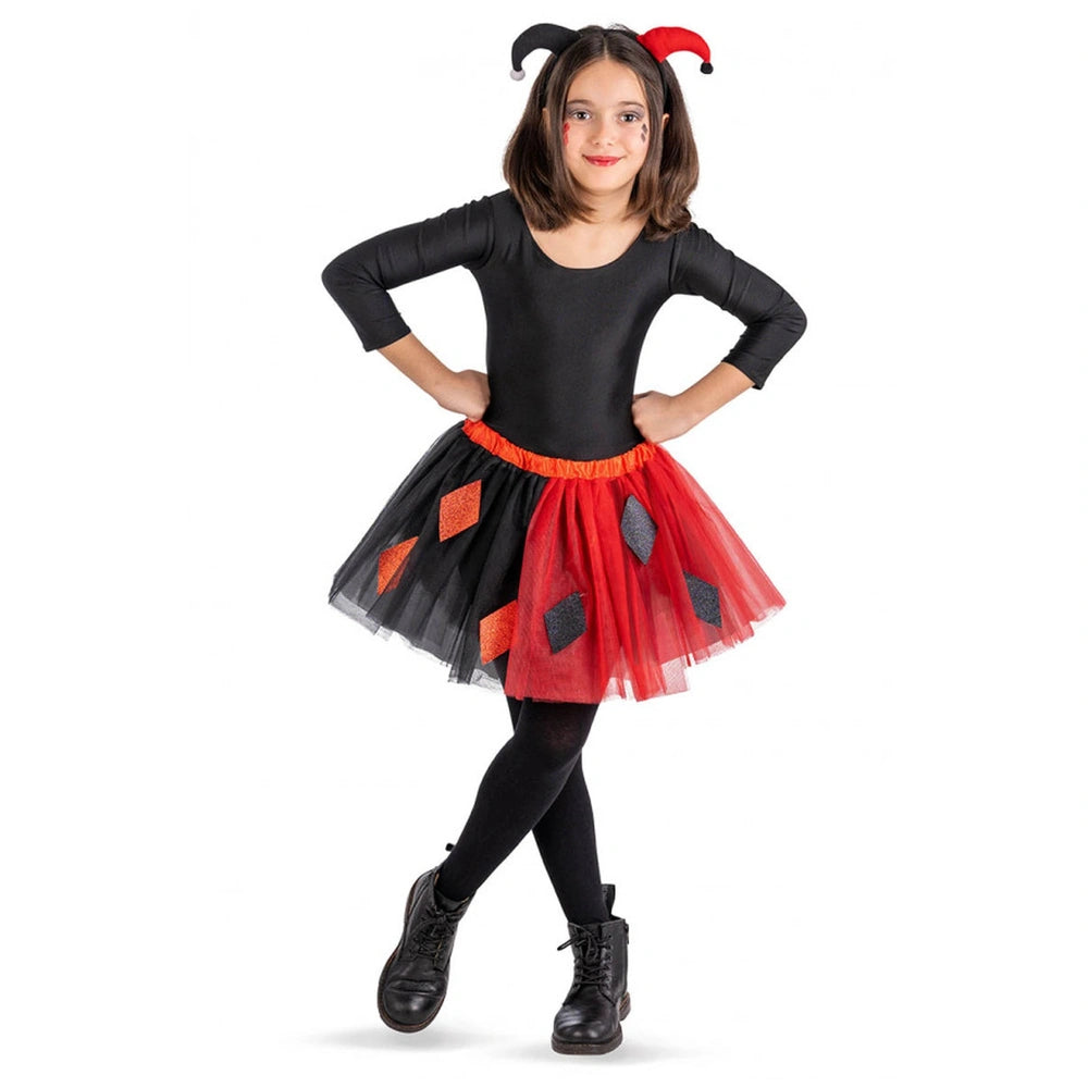 Carnival Toys - Set Joker para Niñas con Falda y Diadema - Profesiones de Imaginación y Juego de Roles