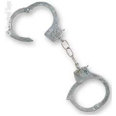 Carnival Toys - Realistic Metal Handcuffs Toy For Fun Pretend Play And Role Playing Adventures - Pretend Professions And Role Playing