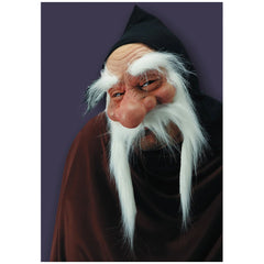 Carnival Toys - Máscara de PVC suave sin barbilla con bigote y capucha para divertidos juegos de rol - Profesiones de imitación y juegos de rol