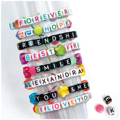 Clementoni - Creazy Chic Lovely Jewels Friendship Bracelets - Arts and Crafts