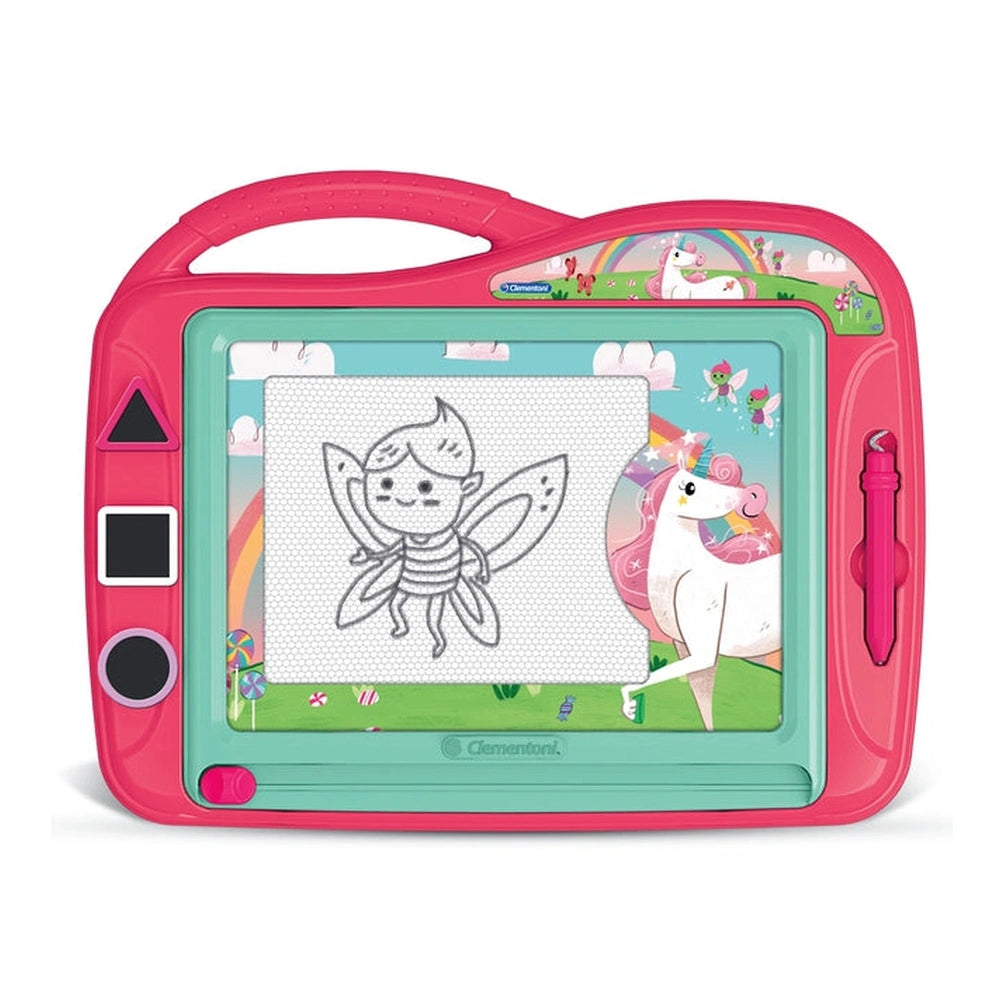 Clementoni - Magnetic Drawing Board Unicorns Arts And Crafts