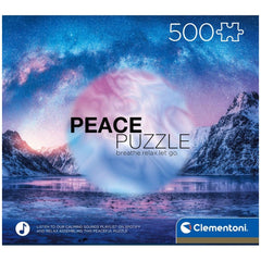 Clementoni Peace - Light Blue 500 Pcs Puzzles
