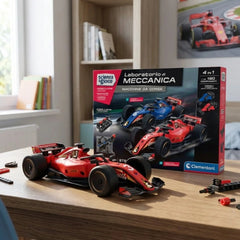 Clementoni - Juguetes de Construcción STEM de Coches de Carreras