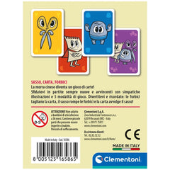 Clementoni - Sasso-Carta-Forbici - Juegos de Cartas