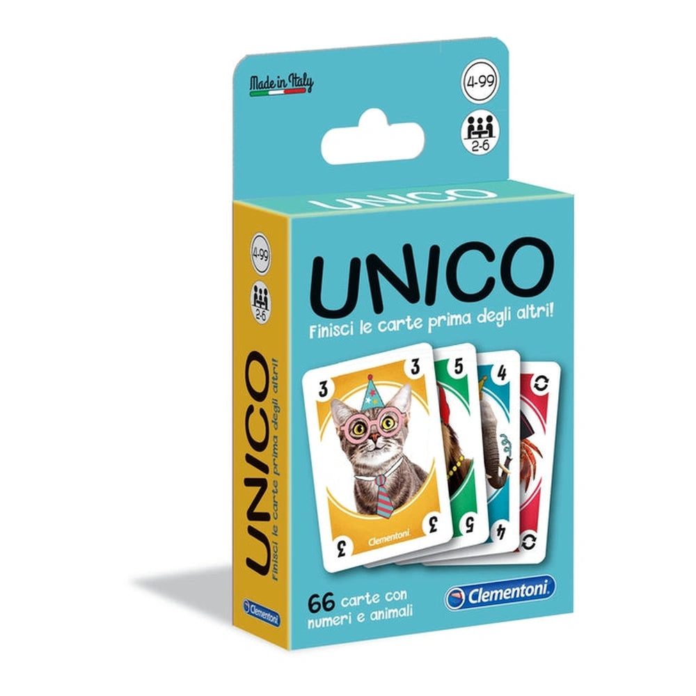 Clementoni - Unico Juegos de Cartas - Edición Italiana