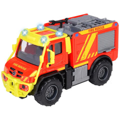 Dickie - Unimog U530 Fire Truck With Lighst And Sounds Play Vehicles