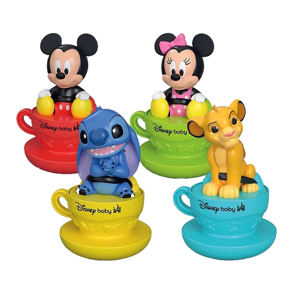 Disney Baby - Juguetes de Sets de Juego de Personajes del Carrusel de Tazas de Té Giratorias de Disney
