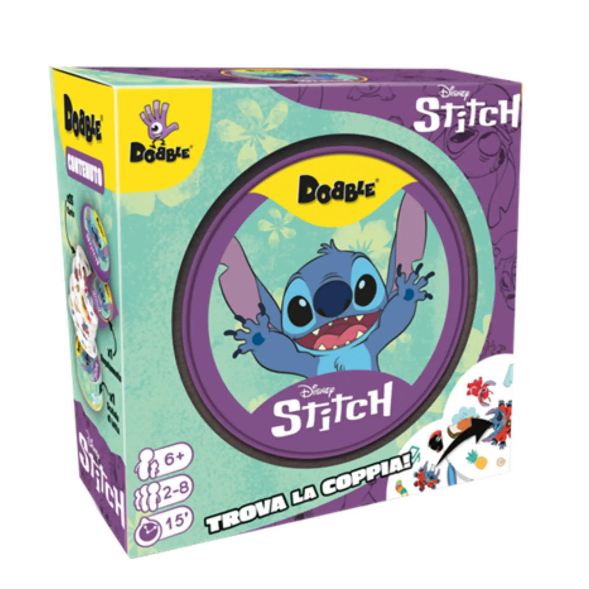 ASMODEE - Dobble-Disney-Lilo-Stitch-Card-Game-Card-Games