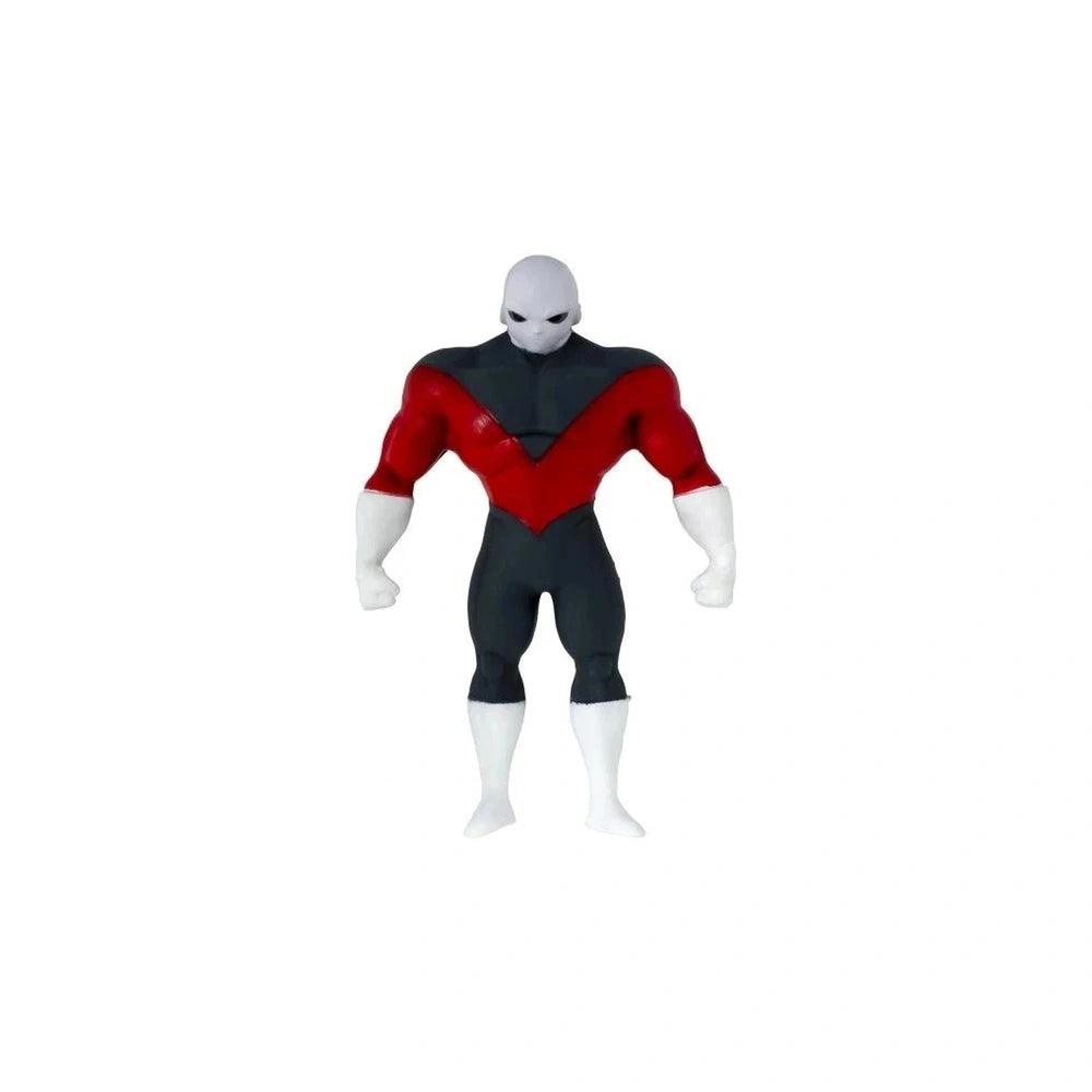 Dragon Ball Monster Flex action figure featuring a red chest, black limbs, white gloves, and a mask with a red emblem.