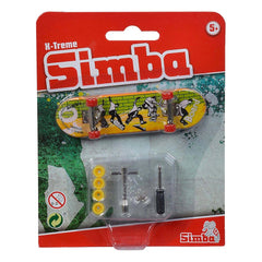 Finger Skateboard X-Treme Color with Accessories in vibrant packaging, showcasing a colorful skateboard design for kids.
