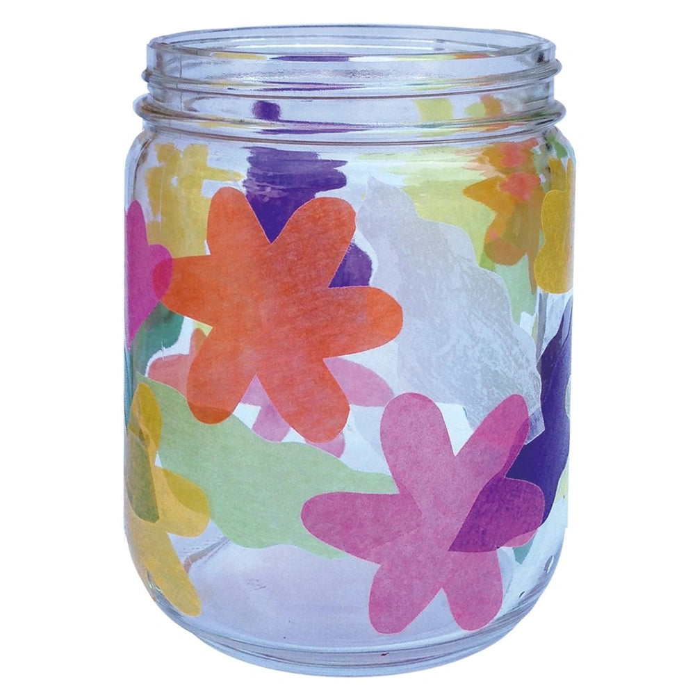 Folia Transparentpapier Block features 10 multi-coloured sheets in 18.5 x 29.7 cm, perfect for arts and crafts projects.