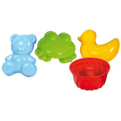 Gowi - Sand Mold Sven - 4 Piece Set In The Net - Beach & Sand Toys