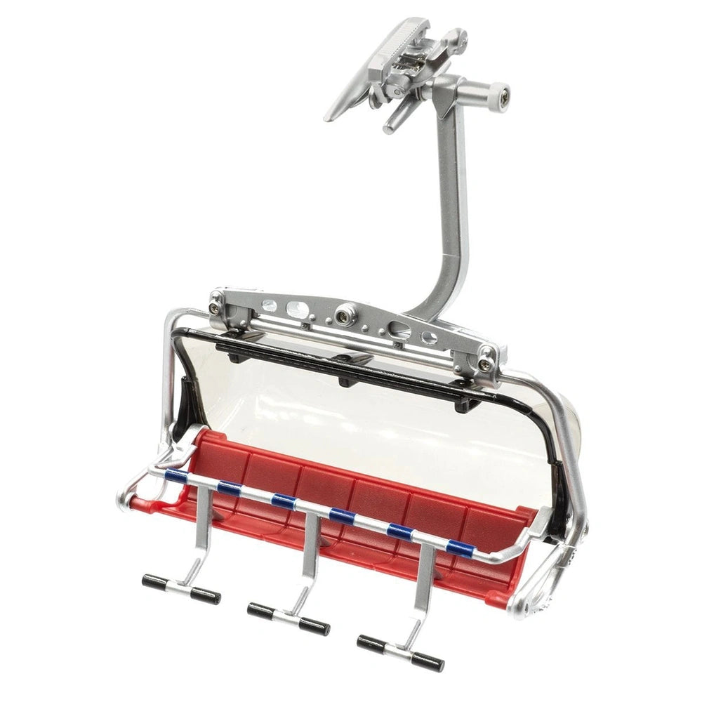 Jagerndorfer - Asiento para 6 personas en rojo y gris - Modelismo