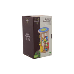 Johntoy - Pista de cuentas de madera - Juguetes de actividad para bebés