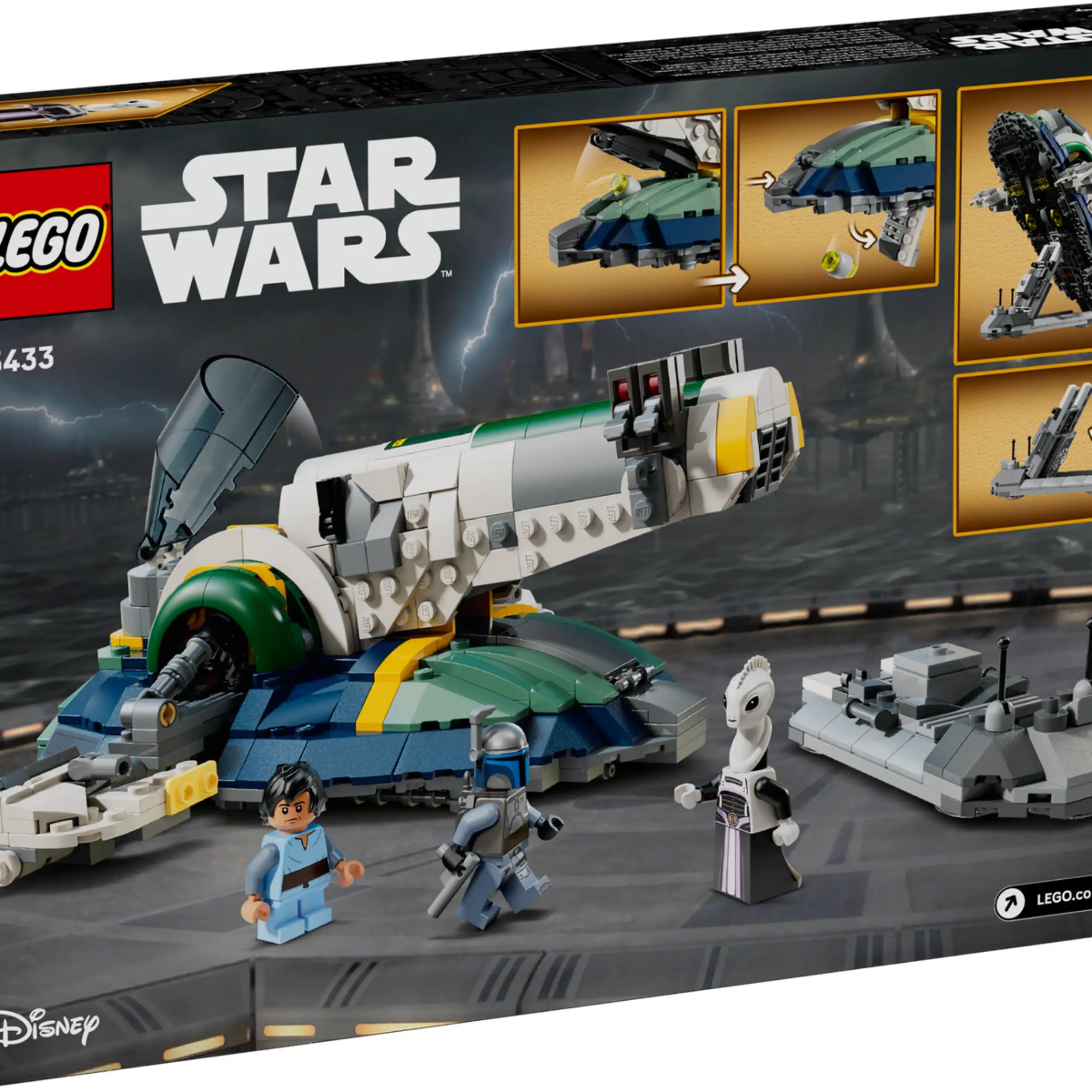 LEGO - La nave estelar de Jango Fett - Figuras de acción y juguetes