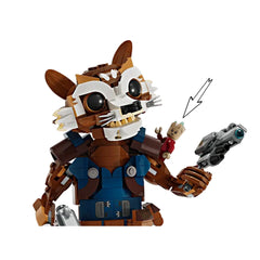 Lego - Marvel Super Heroes - Rocket y Baby Groot - Juguetes de Set de Construcción