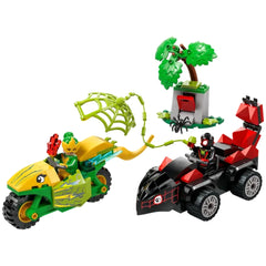 Lego - Marvel Super Heroes - Persecución del Vehículo Spin y Electro Dinosaurio - Juguetes de Construcción