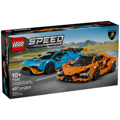 LEGO - Speed Champions Lamborghini Revuelto y Huracán STO - Figuras de Acción y Juguetes