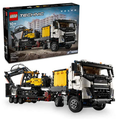 Lego - Technic - Camión Volvo FMX y Excavadora Eléctrica EC230 - Juguetes de Set de Construcción