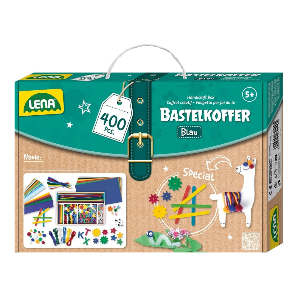 Lena - Caja de Manualidades Azul - Artes y Manualidades