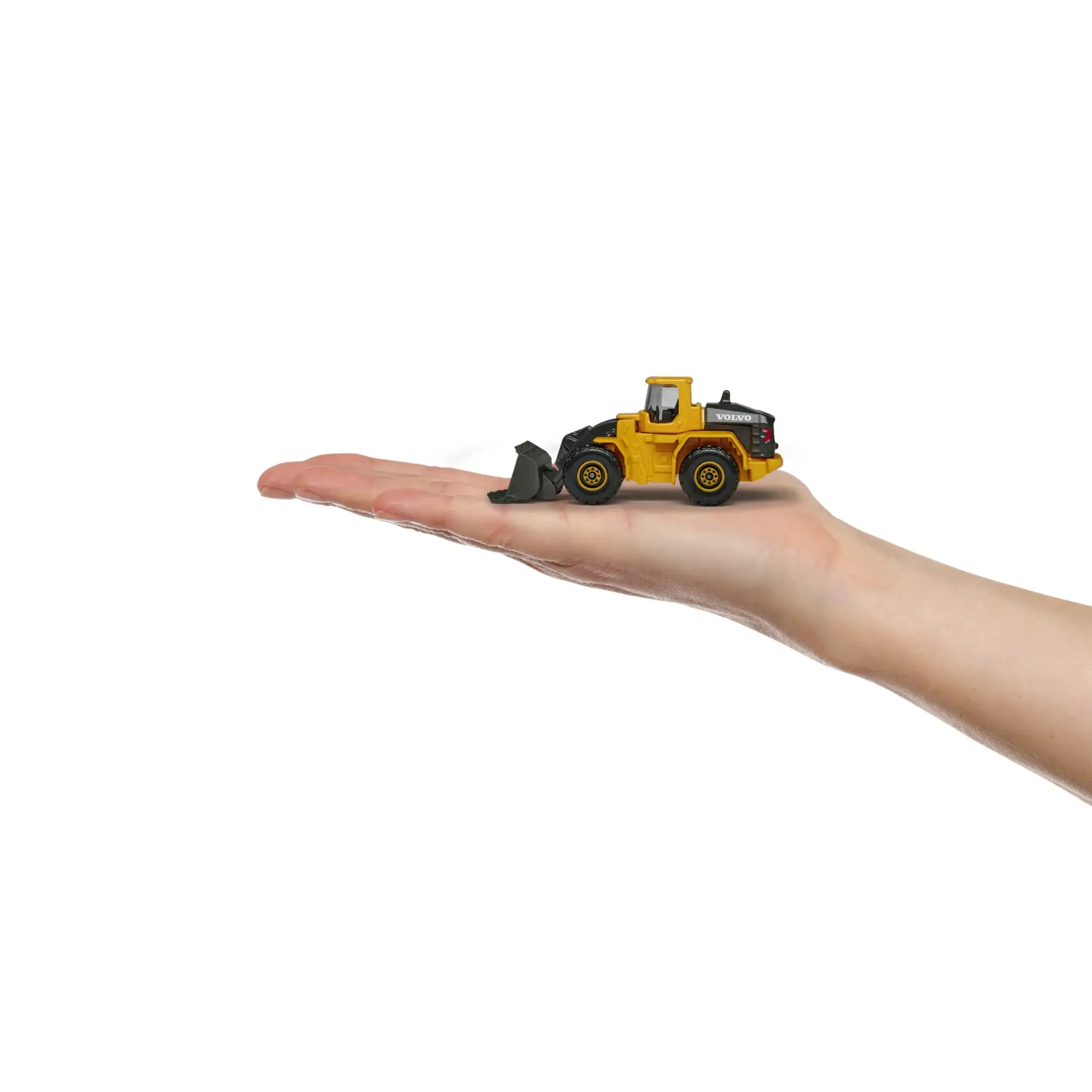 Majorette - Set de 4 Vehículos de Construcción Volvo - Juguetes para Jugar