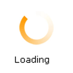 Marvel Monster Jam Truck graphic featuring a circular progress bar in yellow and orange with "Loading" text below.