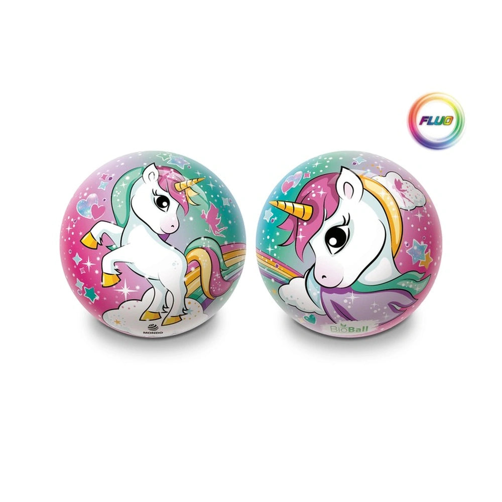 Mondo - Unicorn Bio Ball 14 cm - Equipamiento de Juego al Aire Libre