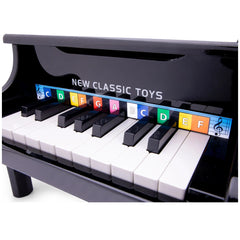 New Classic Toys - Grand Piano - 18 Keys - Black - Musical Instruments