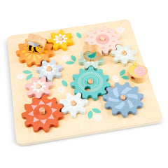 New Classic Toys - Spinning Gear Puzzle - Garden - Educational Toys