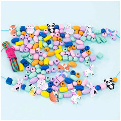 Nice - Wooden Beads Animal Forest Set - Arts & Crafts