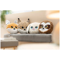 NICI - Glubschis-Lynx-Lenzo-Cushion-32x32-Cm - Stuffed-Animals