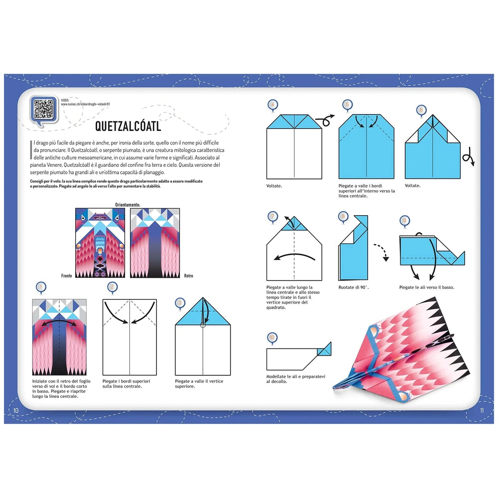 NUINUI Flying Dragons arts and crafts retail packaging with a matte cardboard box, glossy plastic accents, and a transparent 