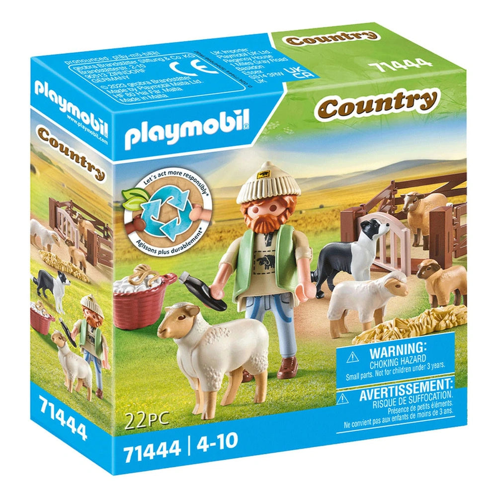 Playmobil Country Young Shepherd With Sheep - 71444