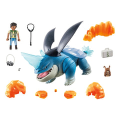 Playmobil Dragons: The Nine Realms Plowhorn & D'Angelo - 71082