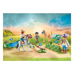 Playmobil Caballos del Torneo de Ponis de Cascada - 71495