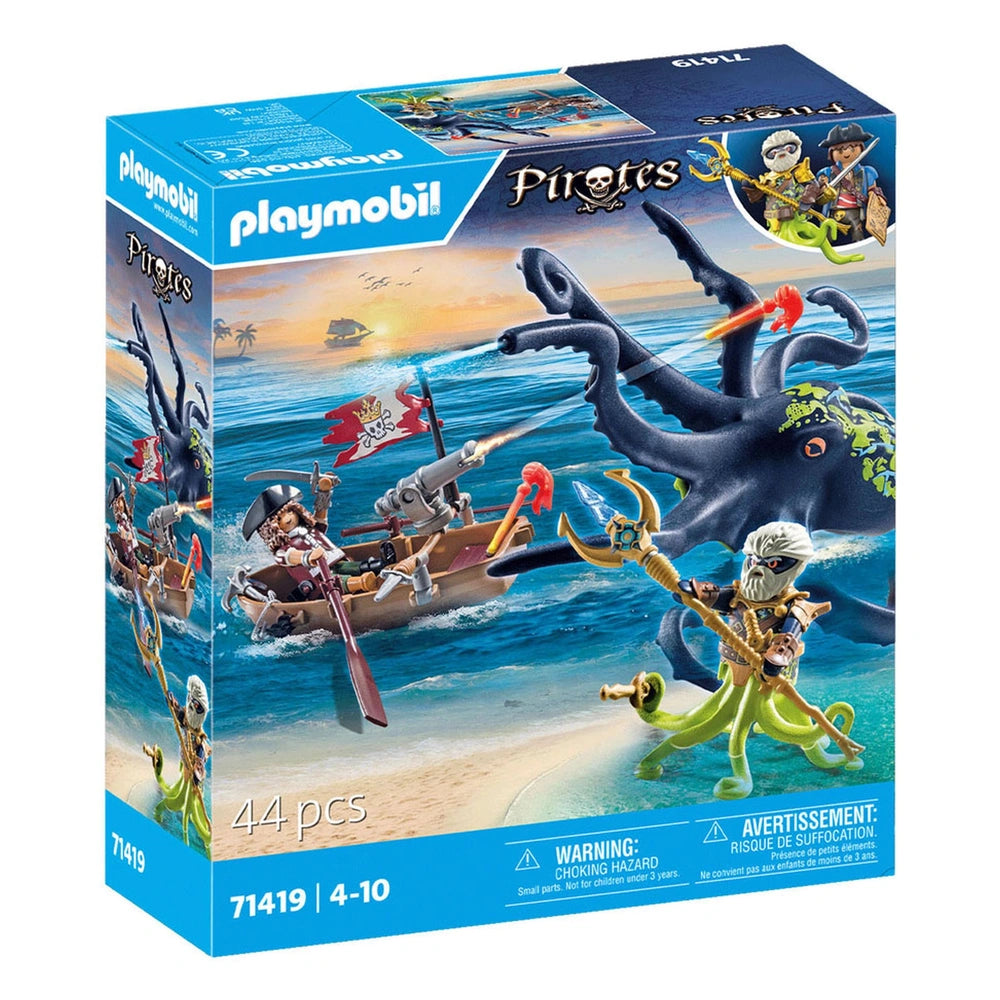 Playmobil Piratas Batalla Contra El Pulpo Gigante - 71419