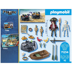 Playmobil Starter Pack Pirate With Rowing Boat - 71254