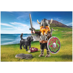 PLAYMOBIL - Viking-with-Guard-Dog - Toy-Playsets