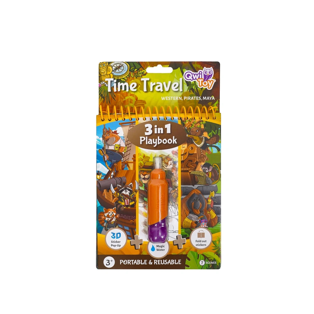 QwiToy - 3 in 1 Travels Playbook - Books