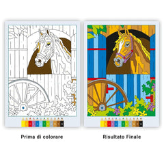 Ravensburger - CreArt - Libro de Colorear Creativo - Caballos - Artes y Manualidades