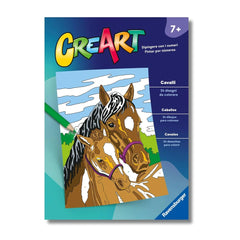 Ravensburger - CreArt - Libro de Colorear Creativo - Caballos - Artes y Manualidades