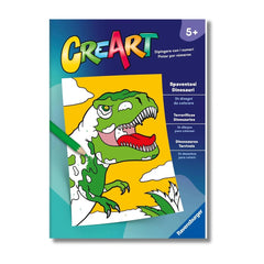 Ravensburger - CreArt-Creative-Colouring-Book-Scary-Dinosaurs - Arts-Crafts