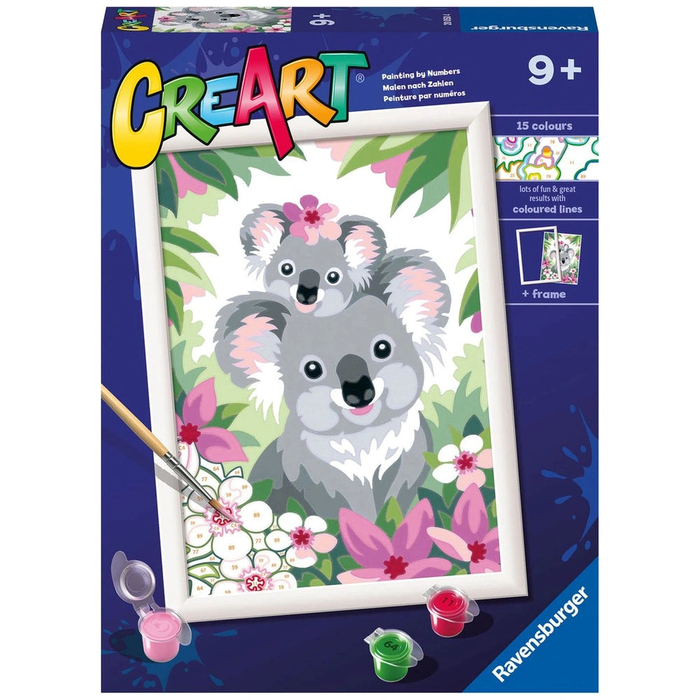 Ravensburger - Creart Koala Cuties - Painting By Numbers - Arts & Crafts