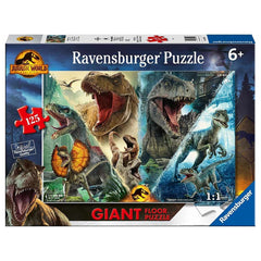 Ravensburger - Jurassic World - 125 Piezas - Rompecabezas de Suelo Gigante