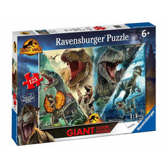Ravensburger - Jurassic World - 125 Piezas - Rompecabezas de Suelo Gigante